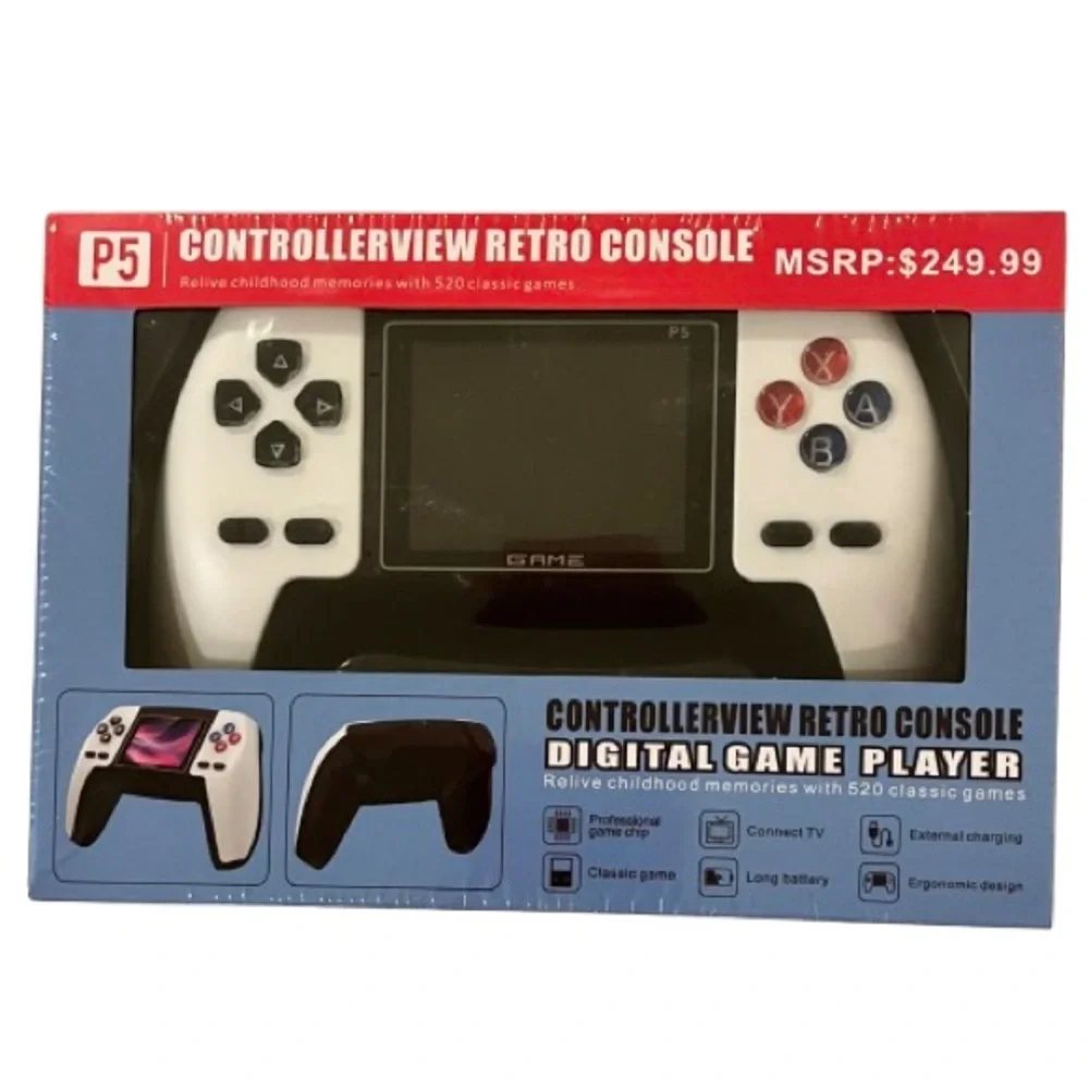 🆕- P5 Game Box Handheld Console Built in 520 Game. New in Box